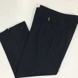 Escada Tinadas Navy Blue Pants Size 12 / 42 New with Tags Retail $625